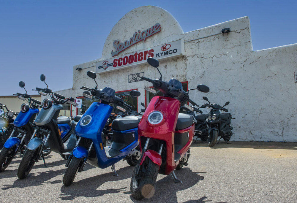 Electric Scooters at Sportique Boulder